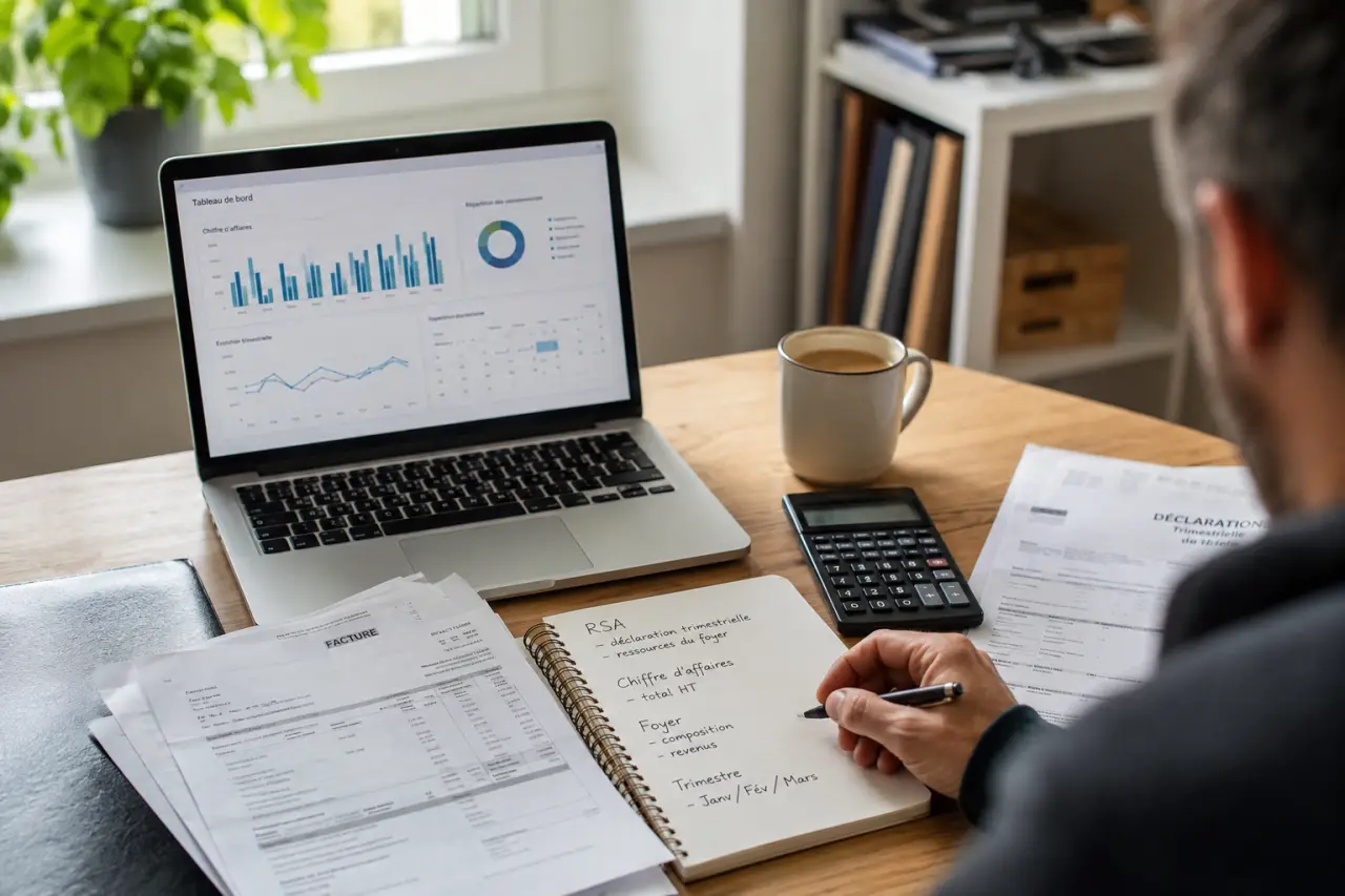 RSA et micro-entreprise : le chiffre d’affaires, le foyer et le trimestre qui font varier vos droits