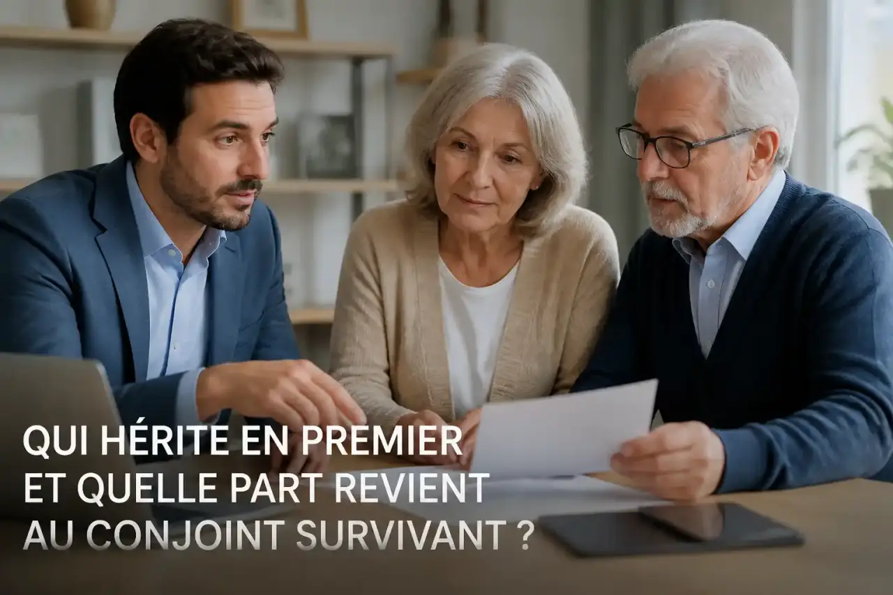 Qui hérite en premier et quelle part revient au conjoint survivant ?